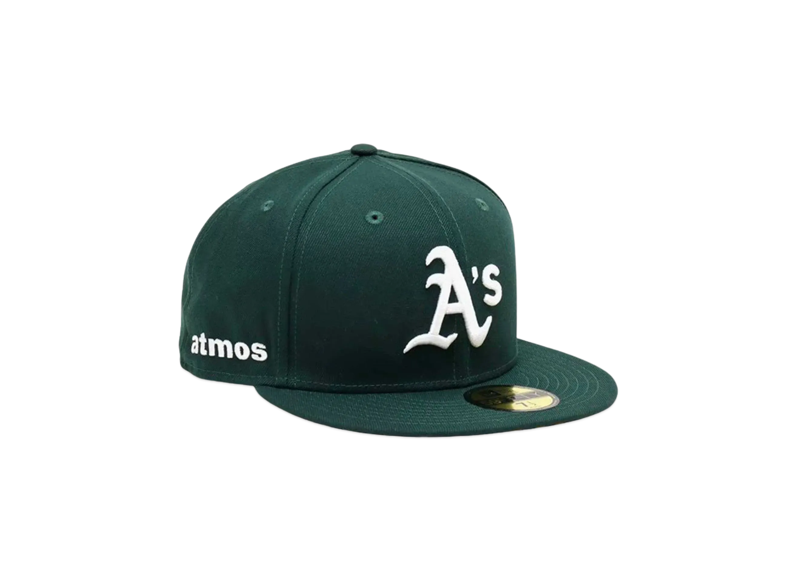NEW ERA x atmos 59Fifty Oakland Athletics Animal Undervisor "Dark Green"