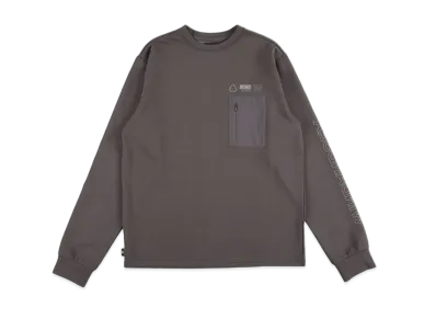 WIND AND SEA WDS Smooth CT L/S Top "Chacoal"