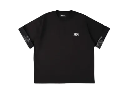 WIND AND SEA Palm tree (Sleeve Pattern) S/S Tee "Black"