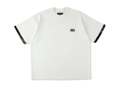 WIND AND SEA Palm tree (Sleeve Pattern) S/S Tee "White"