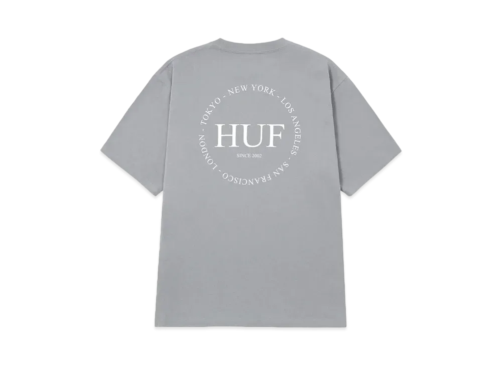 HUF Summer Splash Collection Fine Print Tee "Grey"