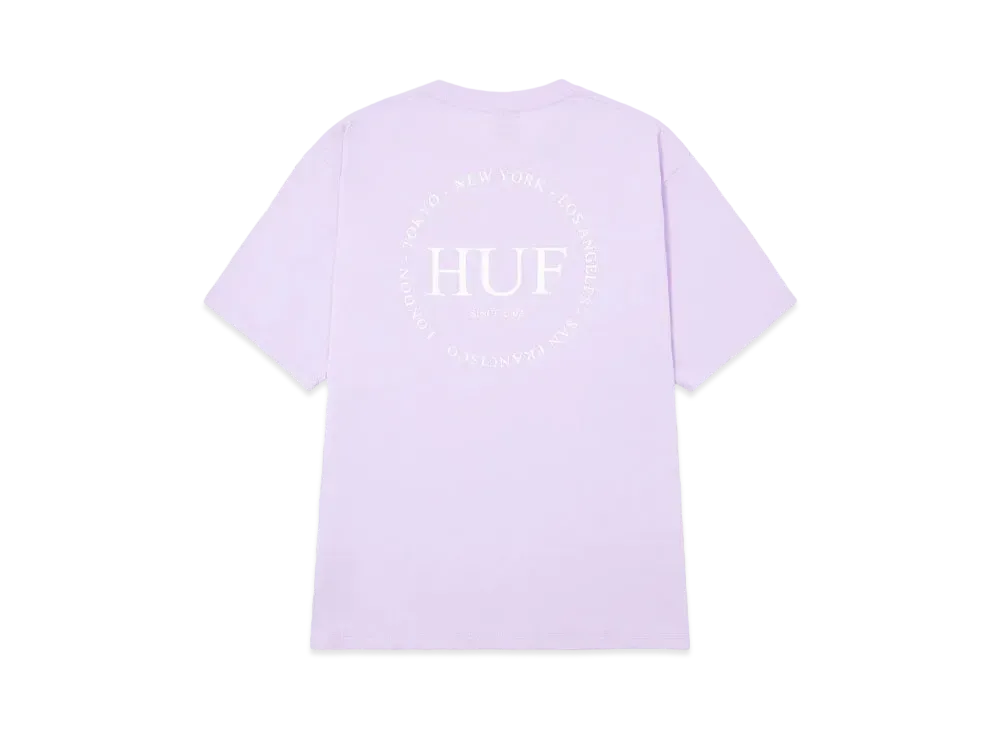 HUF Summer Splash Collection Fine Print Tee "Lavender"