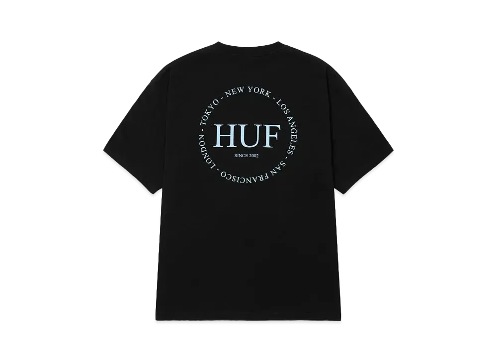HUF Summer Splash Collection Fine Print Tee "Black"