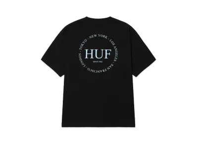 HUF Summer Splash Collection Fine Print Tee "Black"