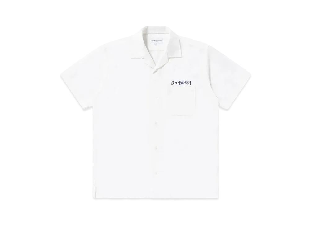 BlackEyePatch Optima Logo S/S Linen Shirt "White"
