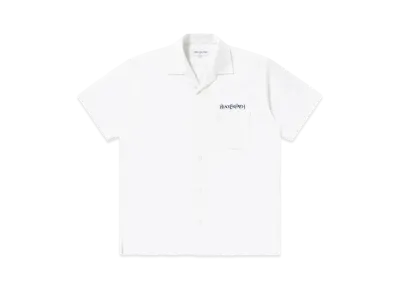 BlackEyePatch Optima Logo S/S Linen Shirt "White"