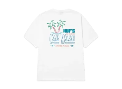 HUF Summer Splash Collection Keep It Clean Tee "White"