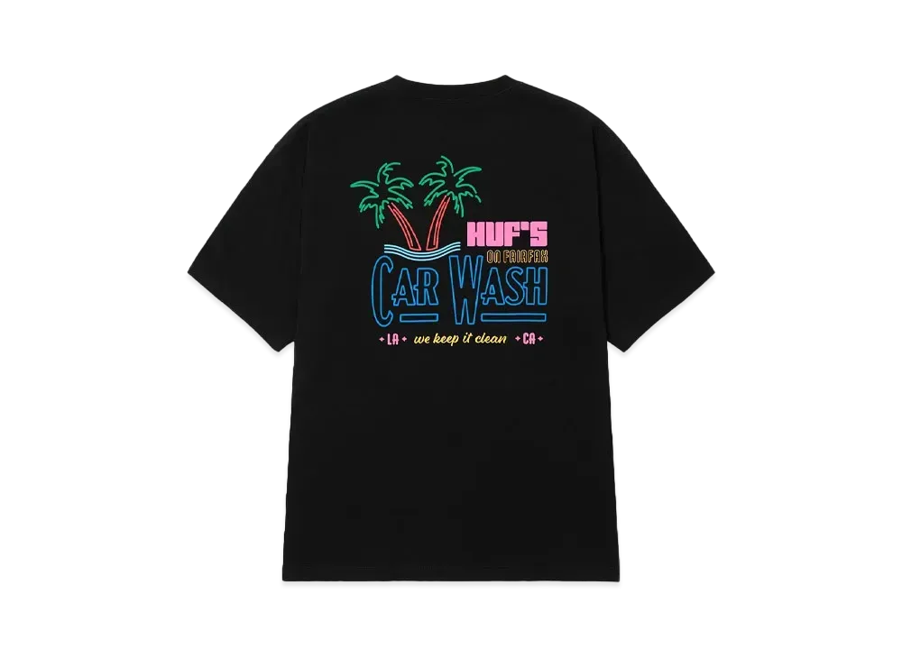 HUF Summer Splash Collection Keep It Clean Tee "Black"