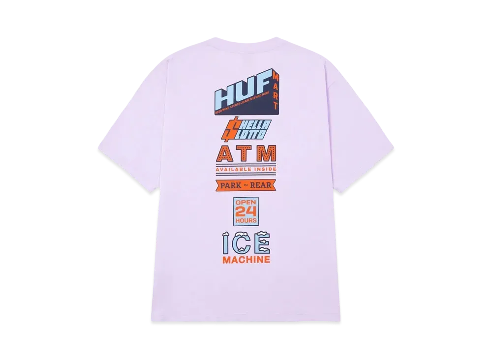 HUF Summer Splash Collection Corner Mart Tee "Lavender"