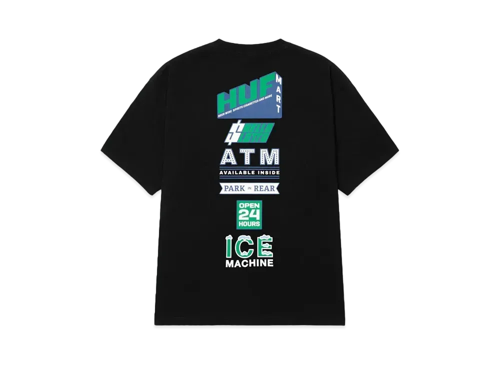 HUF Summer Splash Collection Corner Mart Tee "Black"