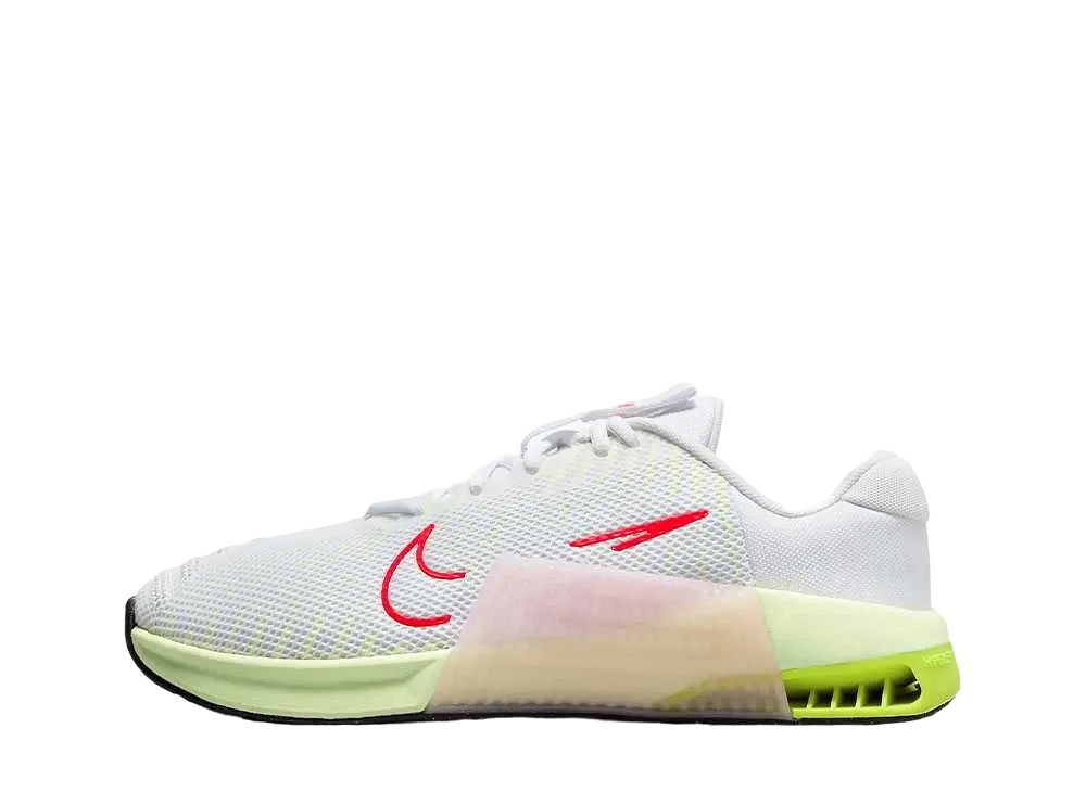ナイキ ウィメンズ メトコン9 "ホワイト/ボルト/ベアリーボルト/ブライトクリムゾン"