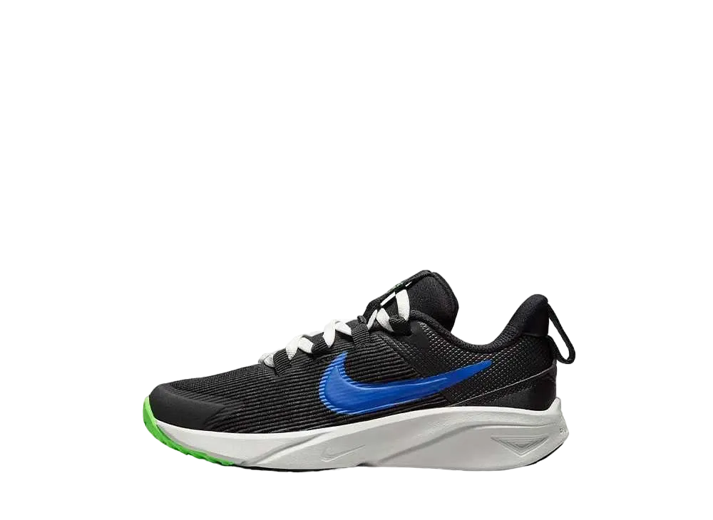 ナイキ PS スターランナー4 "ブラック/サミットホワイト/グリーンストライク/レーサーブルー" (キッズ)