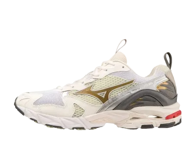 ミズノ ウェーブライダー10 "ホワイト/グレージュ"
