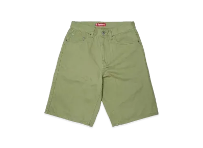 Supreme Baggy Denim Short "Light Olive" (24SS)
