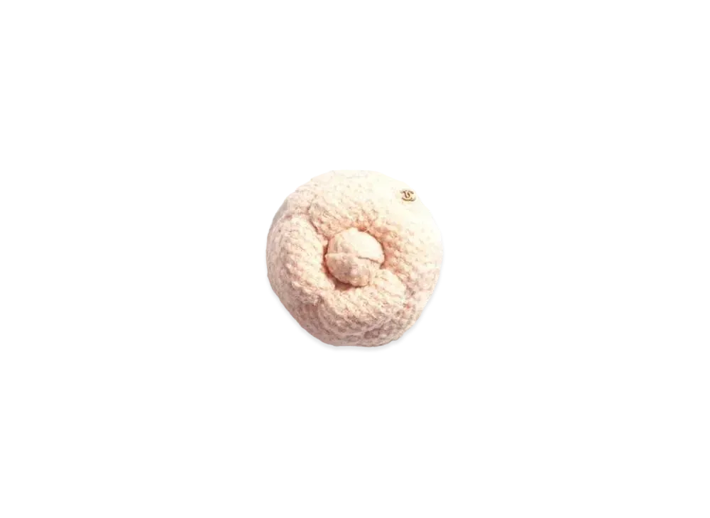 CHANEL Camellia Wool Tweed "Pink"