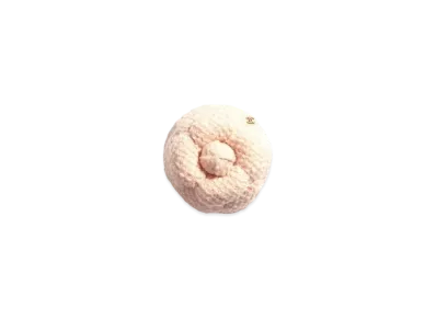CHANEL Camellia Wool Tweed "Pink"
