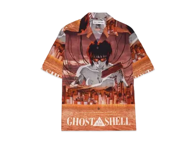 WACKO MARIA Ghost In The Shell / Kokakukidotai / Hawaiian Shirt #1 "Orange"