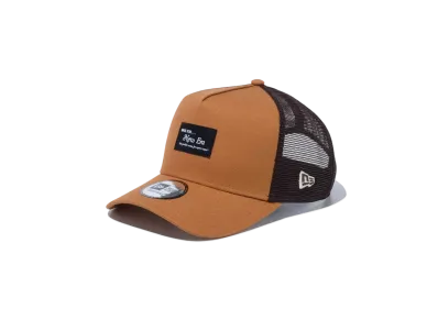 NEW ERA Duck Canvas 9Forty A-Frame Tracker Woven Patch "Light Bronze"