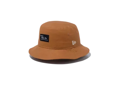 NEW ERA Duck Canvas Bucket01 Woven Patch "Light Bronze"