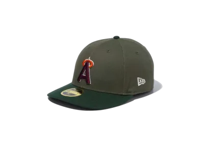 NEW ERA Duck Canvas LP 59Fifty California Angels Cooperstown "Moss/Dark Green"