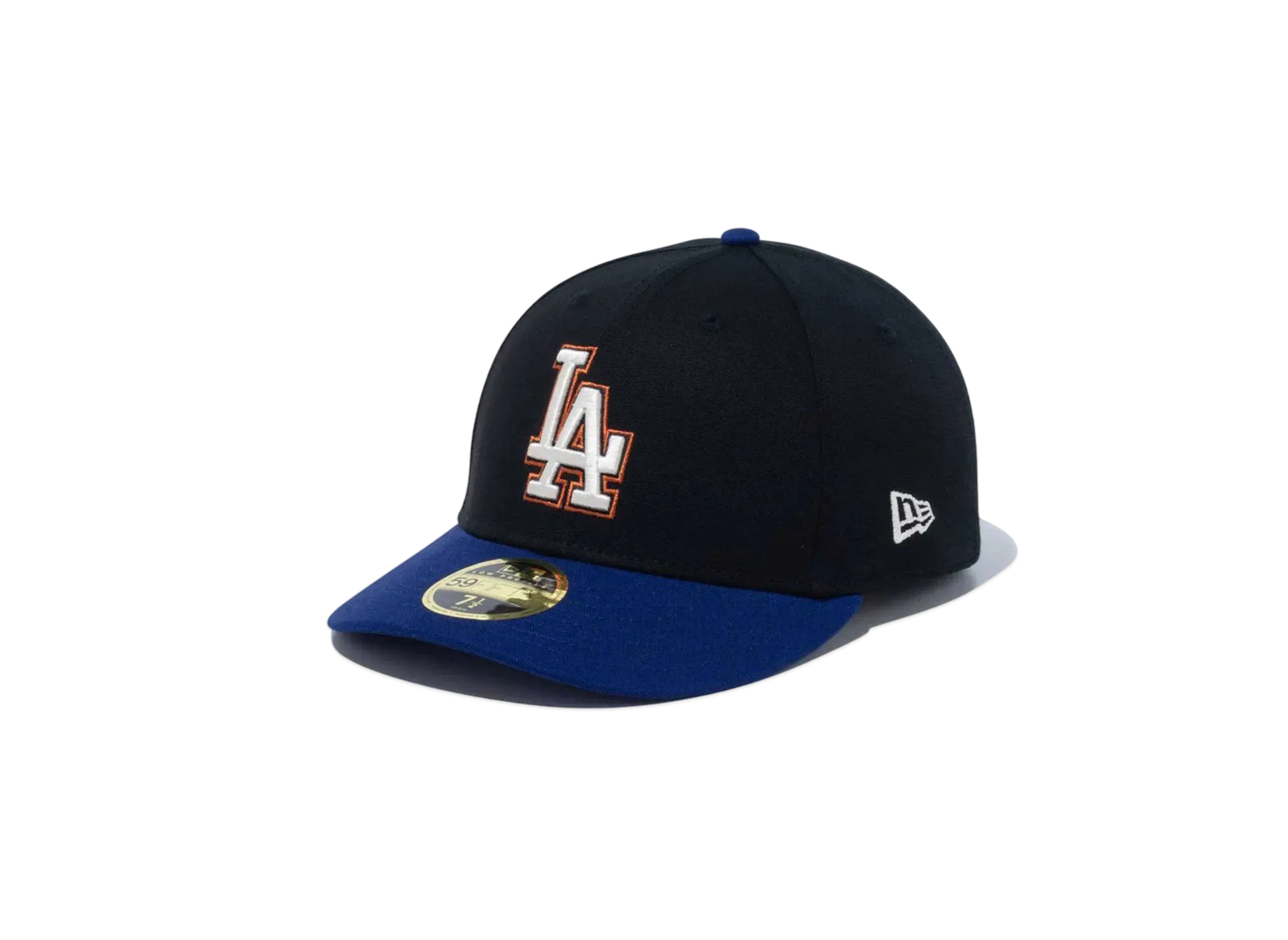 NEW ERA Duck Canvas LP 59Fifty Los Angeles Dodgers "Black/Dark Royal"