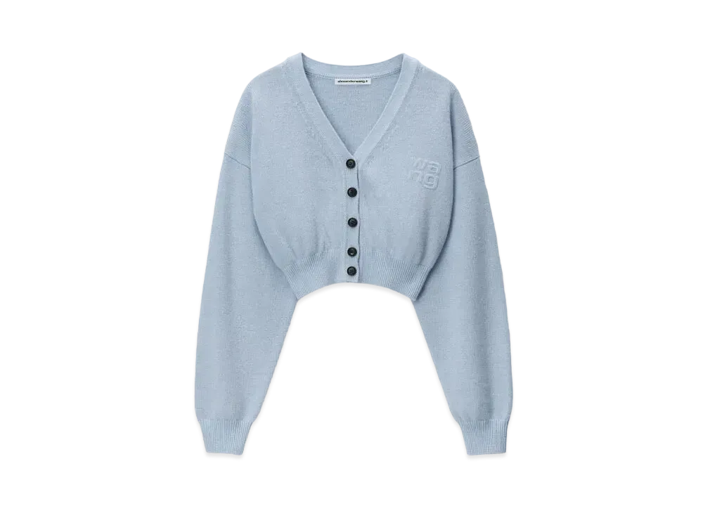 Alexander Wang Long Sleeve Vneck Cardigan "Oxford"