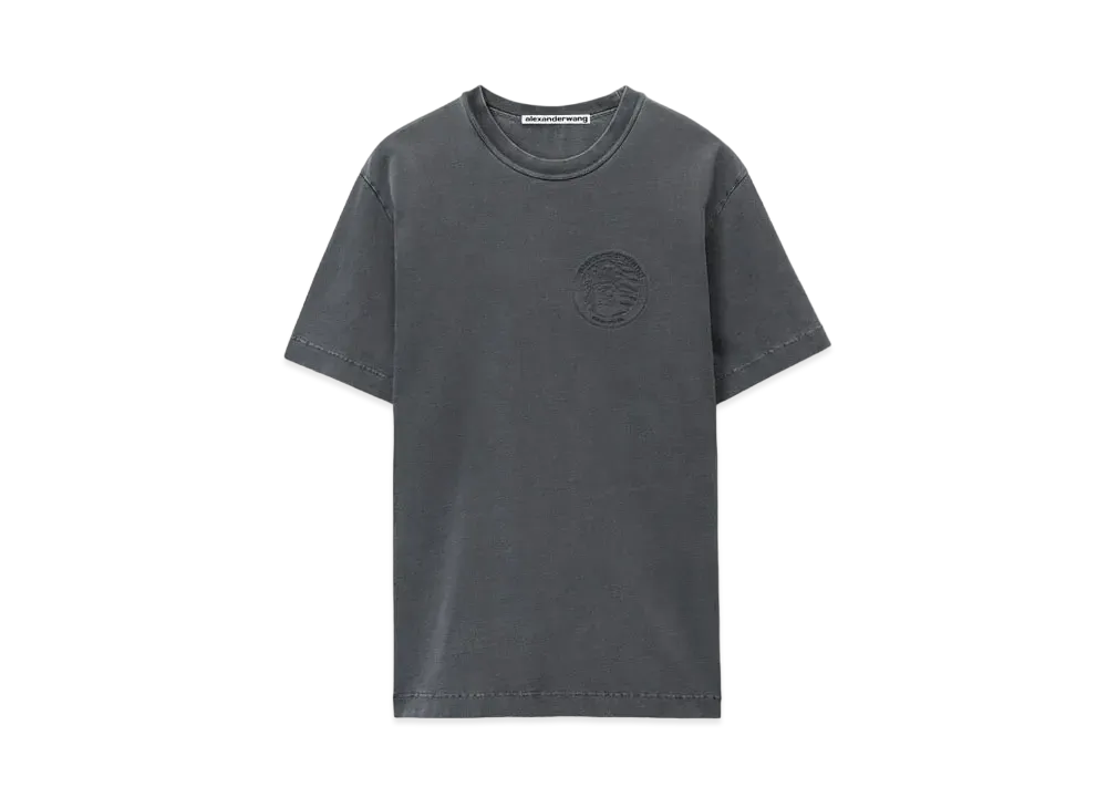 Alexander Wang Compact Jersey Liberty T-shirt "Washed Black"