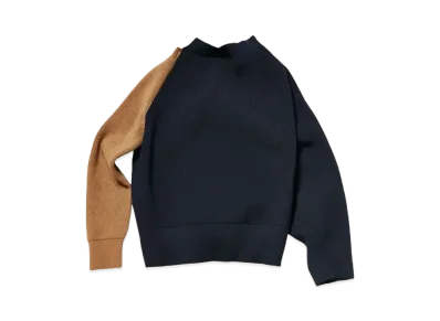 sacai Knit Sweater "Navy/Beige"