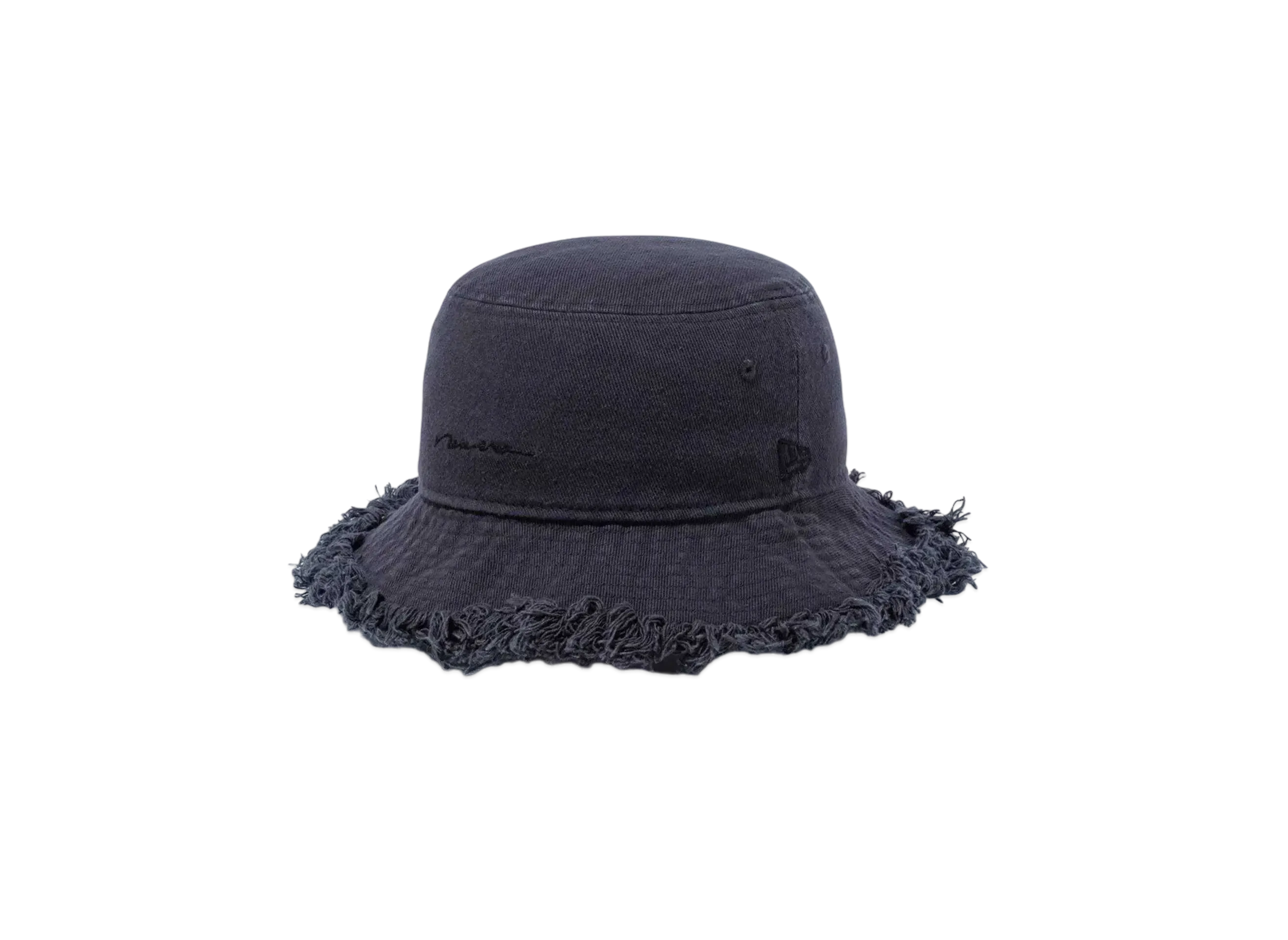 NEW ERA Bucket01 Cut Off Bucket Script Logo "Graphite"