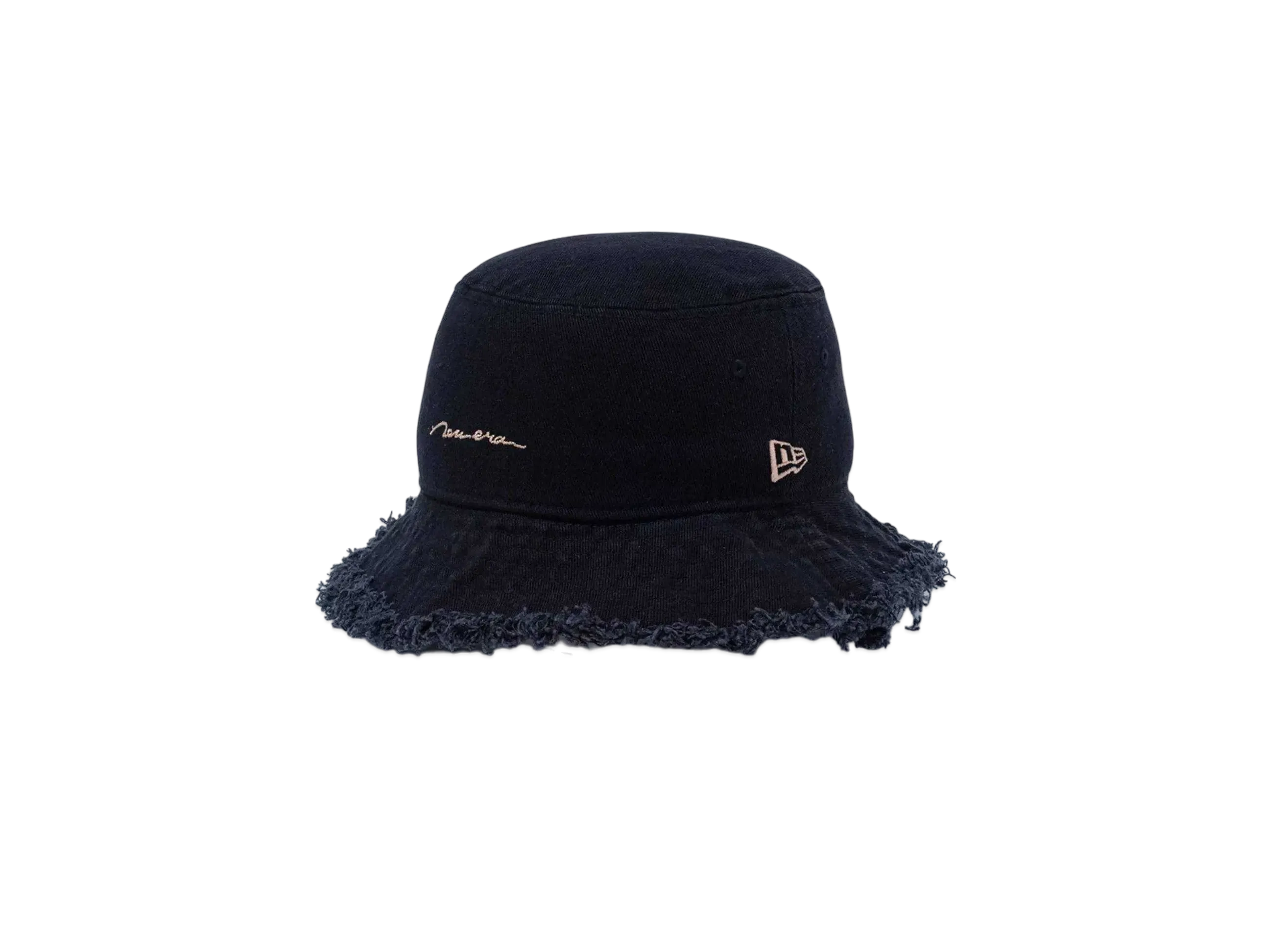 NEW ERA Bucket01 Cut Off Bucket Script Logo "Black"