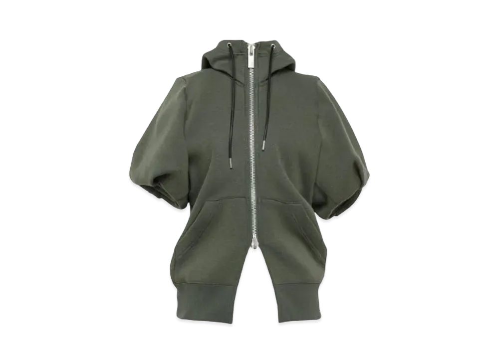 sacai Sponge Sweat Hoodie "Khaki"