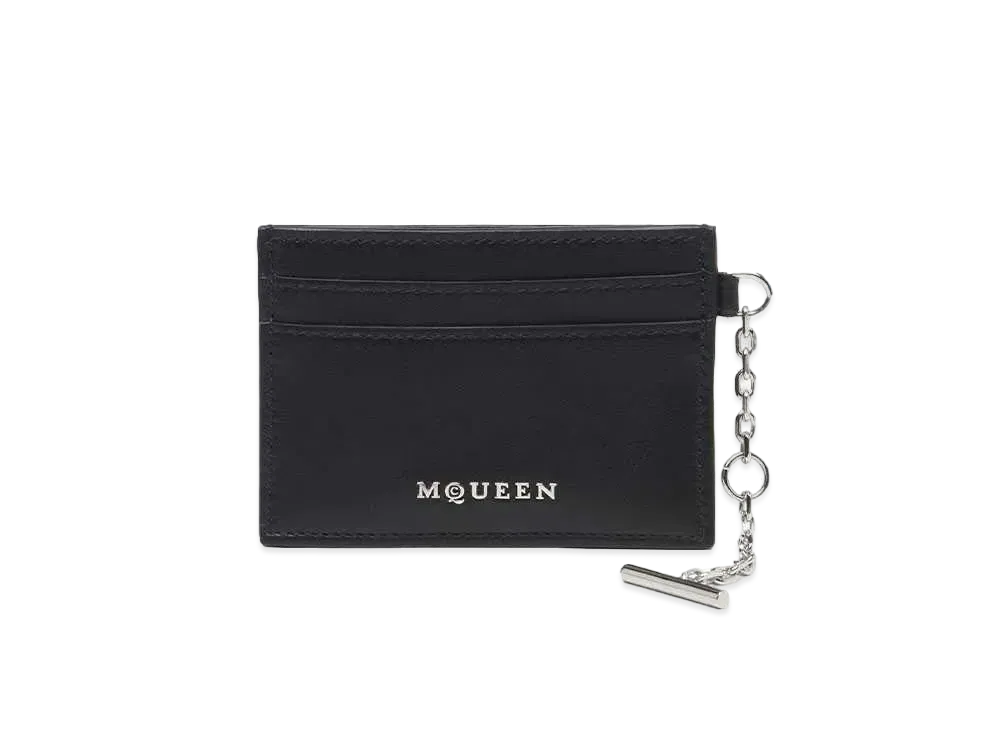 Alexander McQUEEN Sling Card Holder "Black"