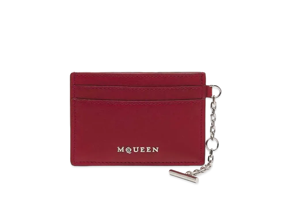 Alexander McQUEEN Sling Card Holder "Red"