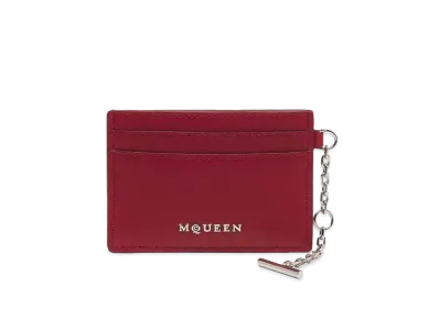 Alexander McQUEEN Sling Card Holder "Red"