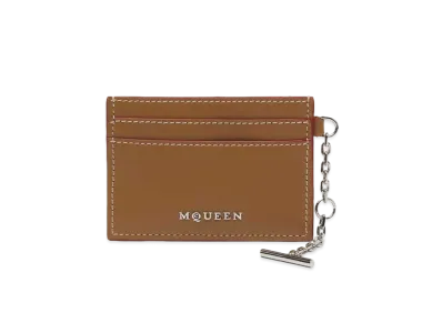 Alexander McQUEEN Sling Card Holder "Pecan"
