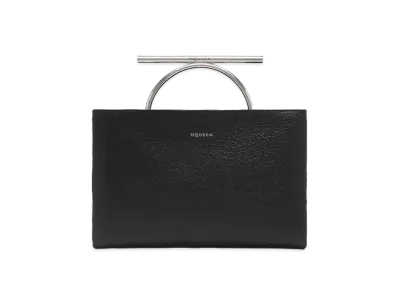 Alexander McQUEEN Crossbar Clutch "Black"