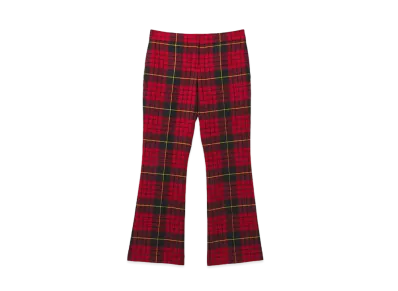 Alexander McQUEEN Tartan Cropped Trousers "Red/Black/Yellow"