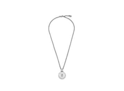 Alexander McQUEEN Sovereign Skull Necklace "Palladium"