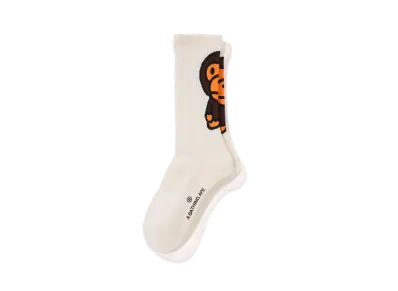 A BATHING APE Baby Milo Socks "White"