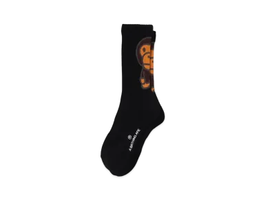 A BATHING APE Baby Milo Socks "Black"