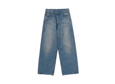 A BATHING APE Stone Washed Denim Pants "Lightindi"