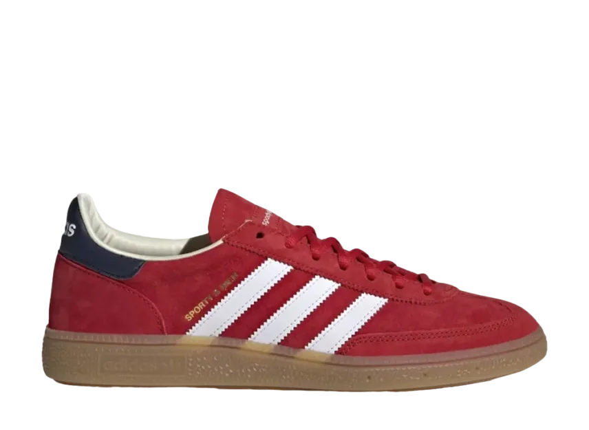 スポーティアンドリッチ × アディダス オリジナルス ハンドボール スペツィアル "カレッジエイトレッド/ナイトインディゴ/クラウドホワイト"