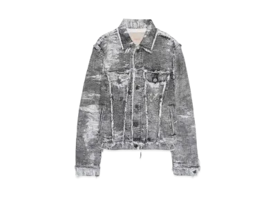 TAAKK 3RD TYPE denim JACKET "BLACK CHEMICAL"