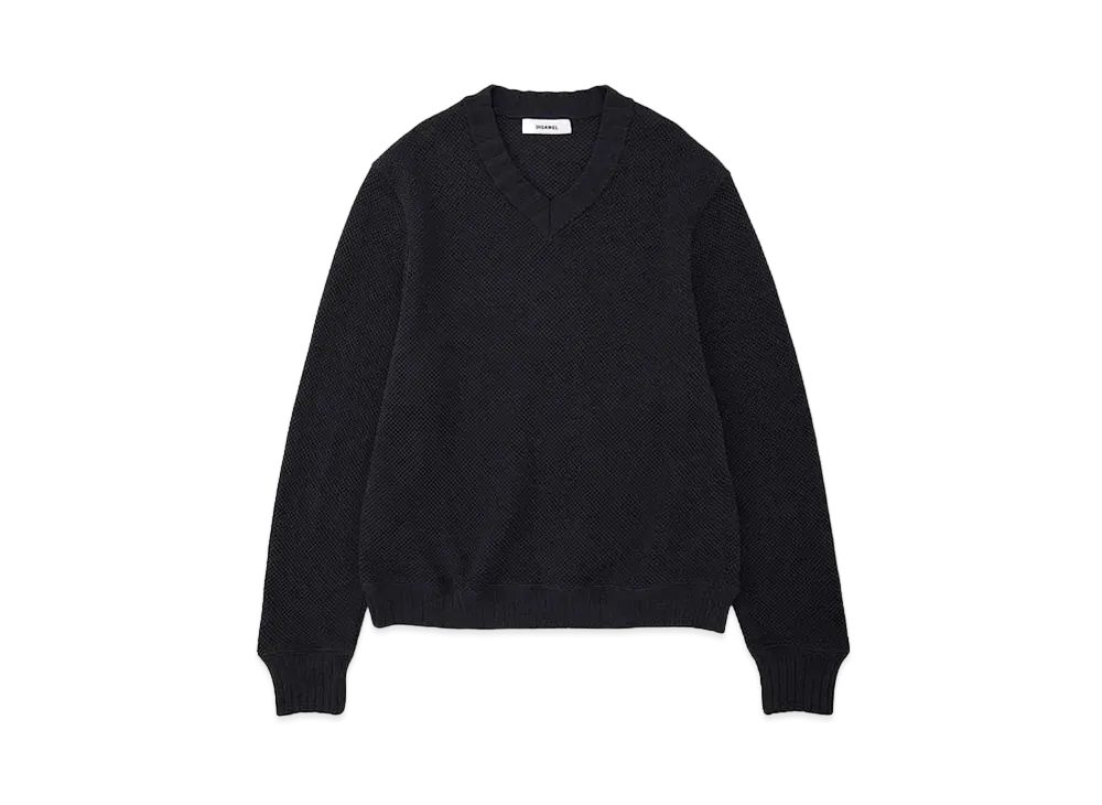 DIGAWEL V Neck Sweater "Black"