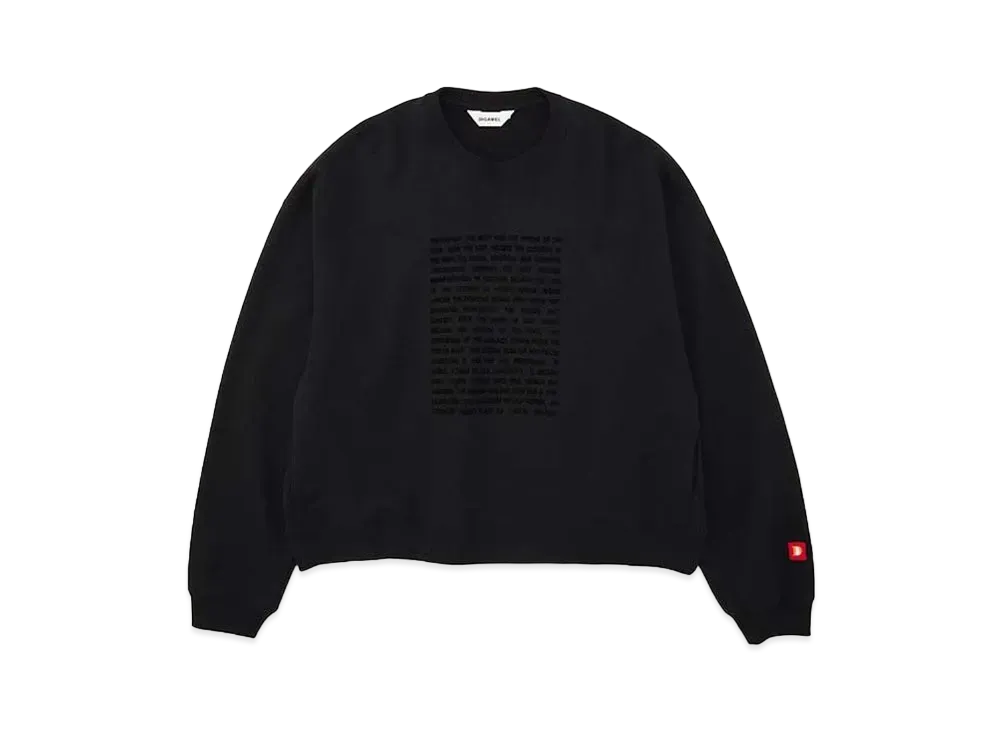 DIGAWEL Statement Sweatshirt "Black"