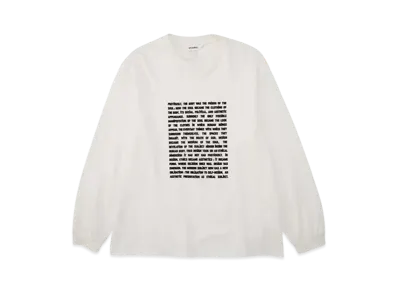 DIGAWEL Statement Long Sleeve T-shirt "White"
