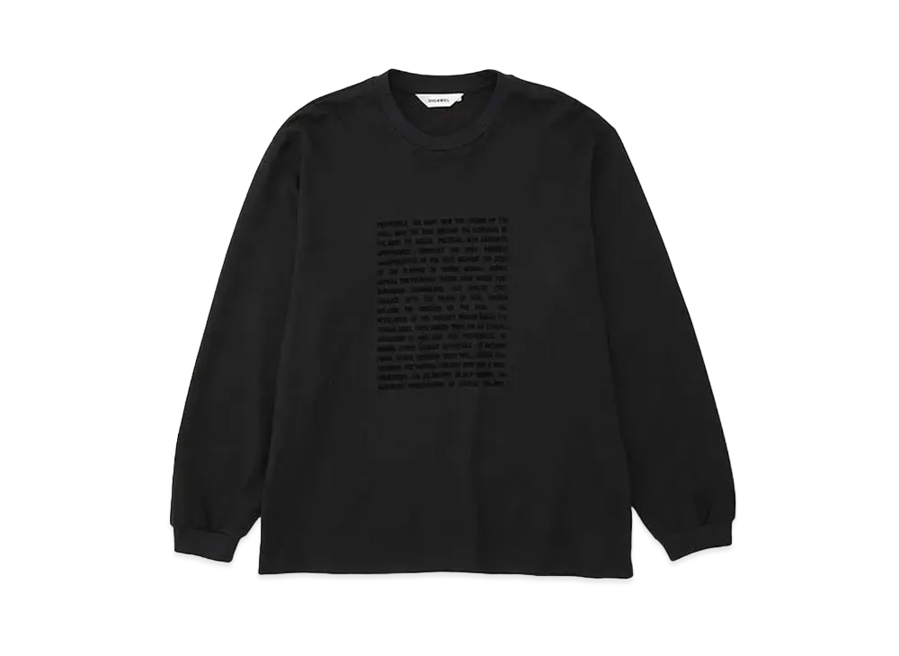 DIGAWEL Statement Long Sleeve T-shirt "Black"