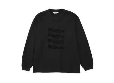 DIGAWEL Statement Long Sleeve T-shirt "Black"