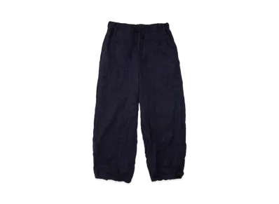 DIGAWEL Wide Lounge Pants (Crease Finish) "Navy"