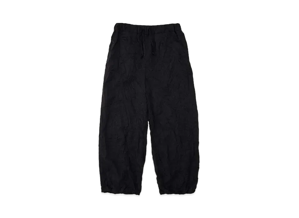 DIGAWEL Wide Lounge Pants (Crease Finish) "Black"